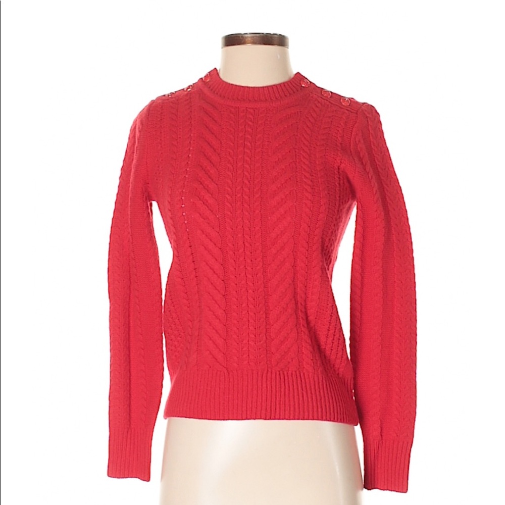 JCrew 100% wool pullover sweater